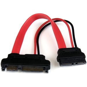 [SLSATAADAP6/NEW] StarTech.com 6in Slimline SATA to SATA Adapter with Power - F/M