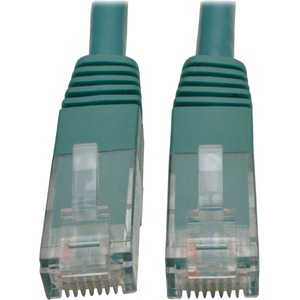 [N200-002-GN/NEW] Tripp Lite 2ft Cat6 Gigabit Molded Patch Cable RJ45 M/M 550MHz 24 AWG Green