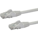 StarTech.com 8 ft White Cat6 Cable with Snagless RJ45 Connectors - Cat6 Ethernet Cable - 8ft UTP Cat 6 Patch Cable