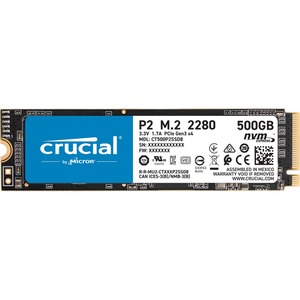 [CT500P2SSD8/NEW] Crucial P2 CT500P2SSD8 500 GB Solid State Drive - M.2 2280 Internal - PCI Express NVMe (PCI Express NVMe 3.0 x4)