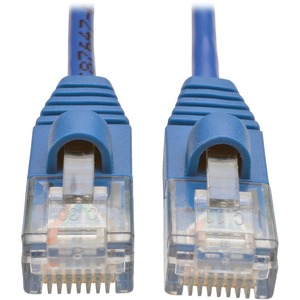 [N001-S03-BL/NEW] Tripp Lite 3ft Cat5e Cat5 Snagless Molded Slim UTP Patch Cable RJ45 M/M Blue 3'