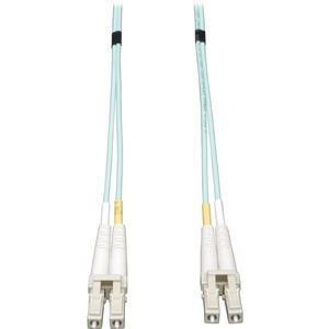 [N820-20N/NEW] Tripp Lite 0.5M 10Gb Duplex Multimode 50/125 OM3 LSZH Fiber Cable LC/LC Aqua