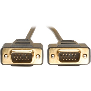 [P512-006/NEW] Tripp Lite 6ft VGA Monitor Gold Cable Molded Shielded HD15 M/M 6'