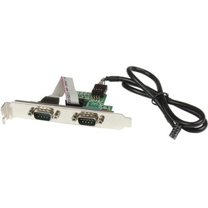 [ICUSB232INT2/NEW] StarTech.com 24in Internal USB Motherboard Header to 2 Port Serial RS232 Adapter