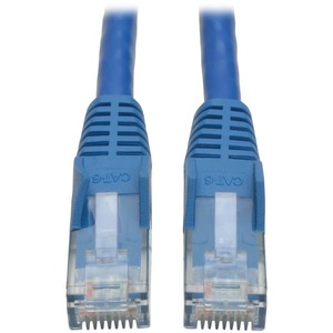 [N201-010-BL/NEW] Tripp Lite 10ft Cat6 Gigabit Snagless Molded Patch Cable RJ45 M/M Blue 10'