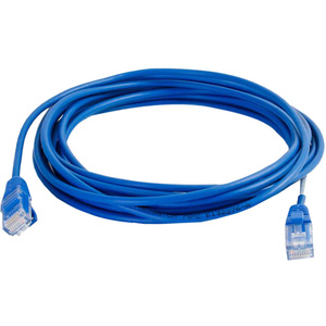 [01026/NEW] C2G 7ft Cat5e Snagless Unshielded (UTP) Slim Network Patch Cable - Blue