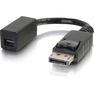 [18412/NEW] C2G DisplayPort to Mini DisplayPort Adapter - DP to Mini DP - M/F Black