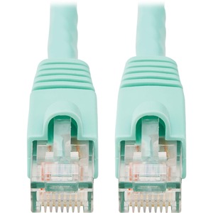 [N261-010-AQ/NEW] Tripp Lite 10ft Augmented Cat6 Cat6a Snagless 10G Patch Cable RJ45 Aqua 10'