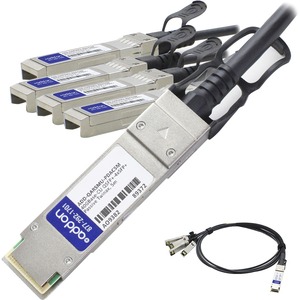 [ADD-QARSMU-PDAC5M/NEW] AddOn Arista Networks CAB-Q-S-5M to Multiple OEM Compatible TAA Compliant 40GBase-CU QSFP+ to 4xSFP+ Direct Attach Cable (Passive Twinax, 5m)