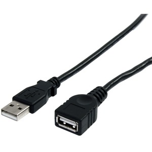 [USBEXTAA10BK/NEW] StarTech.com 10 ft Black USB 2.0 Extension Cable A to A - M/F