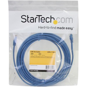 [M45PATCH25BL/NEW] StarTech.com 25 ft Blue Molded Cat5e UTP Patch Cable