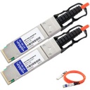 AddOn Cisco Compatible TAA Compliant 40GBase-AOC QSFP+ to QSFP+ Direct Attach Cable (850nm, MMF, 50m)