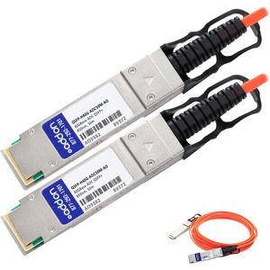 [QSFP-H40G-AOC50M-AO/NEW] AddOn Cisco Compatible TAA Compliant 40GBase-AOC QSFP+ to QSFP+ Direct Attach Cable (850nm, MMF, 50m)