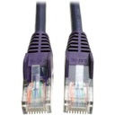 Tripp Lite 5ft Cat5e / Cat5 Snagless Molded Patch Cable RJ45 M/M Purple 5'