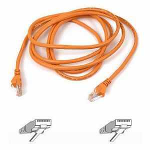 [A3L791-14-ORG-S/NEW] Belkin Cat5e Patch Cable