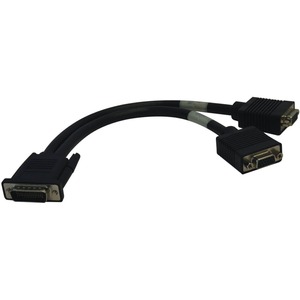 [P574-001/NEW] Tripp Lite 1ft DMS-59 to 2x VGA Splitter Cable M/Fx2