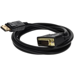 [DISPLAYPORT2DVI6F/NEW] AddOn 6ft DisplayPort Male to DVI-D Male Black Adapter Cable (Requires DP++)