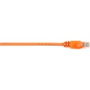 Black Box CAT5e Value Line Patch Cable, Stranded, Orange, 25-ft. (7.5-m)