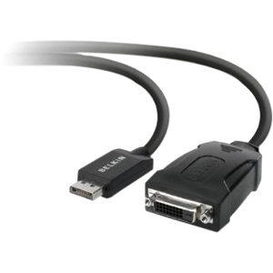 [F2CD005B/NEW] Belkin DisplayPort to DVI Adapter, M/F, 1080p