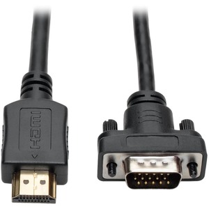 [P566-003-VGA/NEW] Tripp Lite HDMI to VGA Active Adapter Cable Low Profile HD15 M/M 1080p 3ft