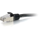 C2G-3ft Cat6 Snagless Shielded (STP) Network Patch Cable - Black