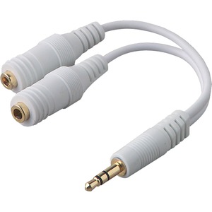 [F8V234-WHT/NEW] Belkin Speaker and Headphone Splitter