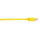 Black Box CAT6 Value Line Patch Cable, Stranded, Yellow, 15-ft. (4.5-m)