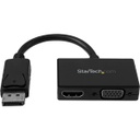 StarTech.com Travel A/V adapter: 2-in-1 DisplayPort to HDMI or VGA