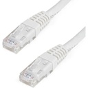 StarTech.com 2 ft White Molded Cat6 UTP Patch Cable - ETL Verified