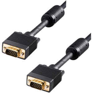 [4XVGAMMHQ100/NEW] 4XEM 100FT High Quality Dual Ferrite M/M VGA Cable