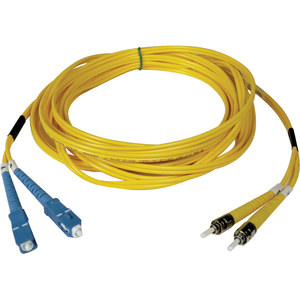 [N354-01M/NEW] Tripp Lite 1M Duplex Singlemode 8.3/125 Fiber Optic Patch Cable SC/ST 3' 3ft 1 Meter