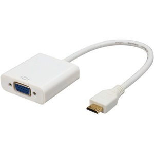 [4XMHDMIVGAFA/NEW] 4XEM Mini HDMI To VGA Adapter