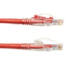 Black Box GigaBase 3 CAT5e 350-MHz Lockable Patch Cable (UTP), Red, 6-ft. (1.8-m)