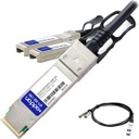 AddOn Solarflare SOLR-QSFP2SFP-5MP Compatible TAA Compliant 20GBase-CU QSFP+ to 2xSFP+ Direct Attach Cable (Passive Twinax, 5m)