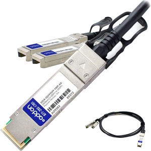 [SOLR-QSFP2SFP-5MP-AO/NEW] AddOn Solarflare SOLR-QSFP2SFP-5MP Compatible TAA Compliant 20GBase-CU QSFP+ to 2xSFP+ Direct Attach Cable (Passive Twinax, 5m)