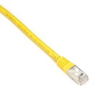 Black Box CAT6 250-MHz Shielded, Stranded Cable SSTP (PIMF), PVC, Yellow, 10-ft. (3.0-m)