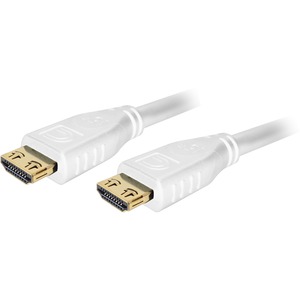 [HD-HD-18INPROWHT/NEW] Comprehensive Pro AV/IT High Speed HDMI Cable with ProGrip, SureLength, CL3- Off White 1.5ft