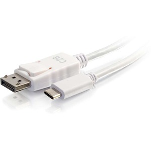 [26882/NEW] C2G 12ft USB C to DisplayPort 4K Cable White