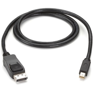 [ENVMDPDP-0003-MM/NEW] Black Box Mini DisplayPort to DisplayPort Cable, MM, 3-ft. (0.9-m)