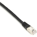 Black Box CAT6 250-MHz Shielded, Stranded Cable SSTP (PIMF), PVC, Black, 15-ft. (4.5-m)