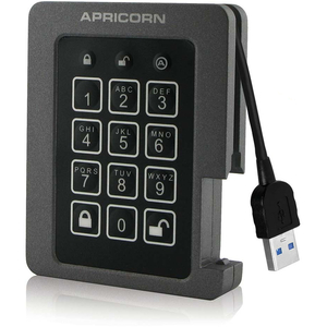 [ASSD-3PL256-480F/NEW] Apricorn Aegis Padlock ASSD-3PL256-480F 480 GB External Solid State Drive