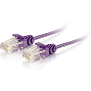 [01181/NEW] C2G 3ft Cat6 Snagless Unshielded (UTP) Slim Ethernet Network Patch Cable - Purple