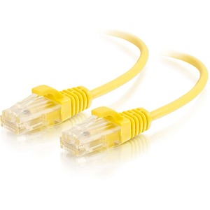 [01171/NEW] C2G 3ft Cat6 Snagless Unshielded (UTP) Slim Ethernet Network Patch Cable - Yellow