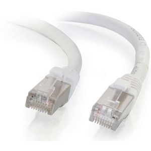 [00915/NEW] C2G-2ft Cat6 Snagless Shielded (STP) Network Patch Cable - White