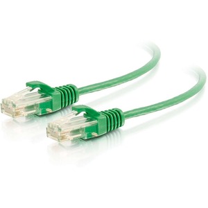 [01164/NEW] C2G 10ft Cat6 Snagless Unshielded (UTP) Slim Ethernet Network Patch Cable - Green