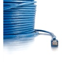 C2G 150ft Cat6 Snagless Solid Shielded Network Patch Cable - Blue