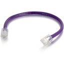 C2G-5ft Cat6 Non-Booted Unshielded (UTP) Network Patch Cable - Purple