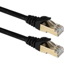 QVS 3ft CAT7 10Gbps S-STP Flexible Molded Patch Cord