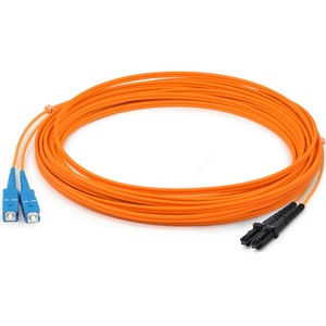 [ADD-SC-MTRJ-2M6MMF/NEW] AddOn 2m MT-RJ (Male) to SC (Male) Orange OM1 Duplex Fiber OFNR (Riser-Rated) Patch Cable