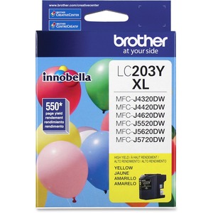 [LC203Y/NEW] Brother Genuine Innobella LC203Y High Yield Yellow Ink Cartridge